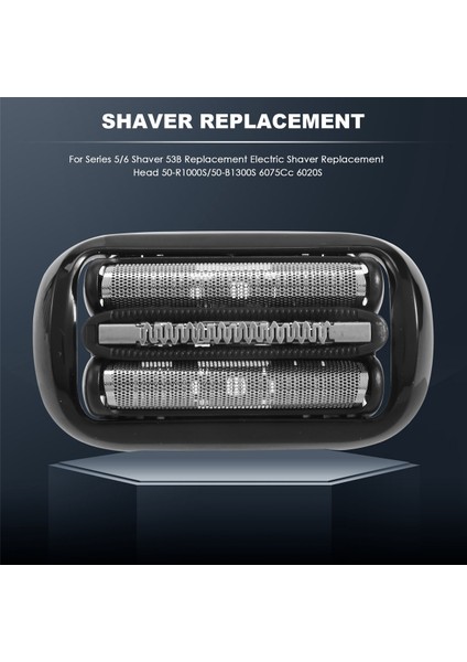Braun Serisi 5/6 Braun Shaver 53B Yedek Elektrikli Tıraş Alir Kafası 50-R1000S/50-B1300S 6075CC 6020S (Yurt Dışından) fırsatları