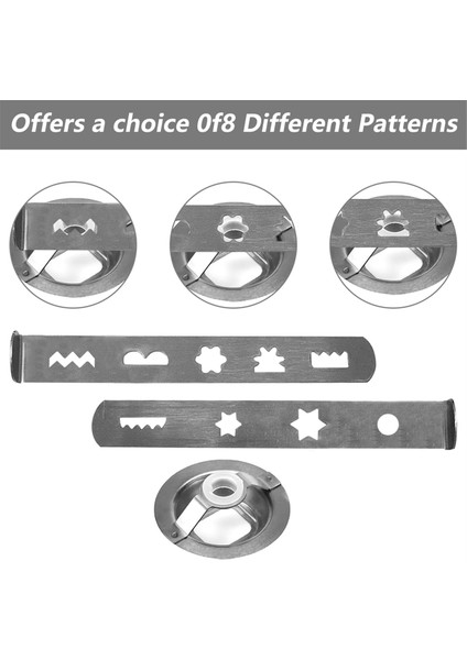 Meat Mincer, Mutfak Teslimeri Için 2 Bisküvi Bağlama Aksesuarları, 8 Şekil, Bağlantı Halkası ile Bisküvi Bağlama Seti (Yurt Dışından) fırsatları