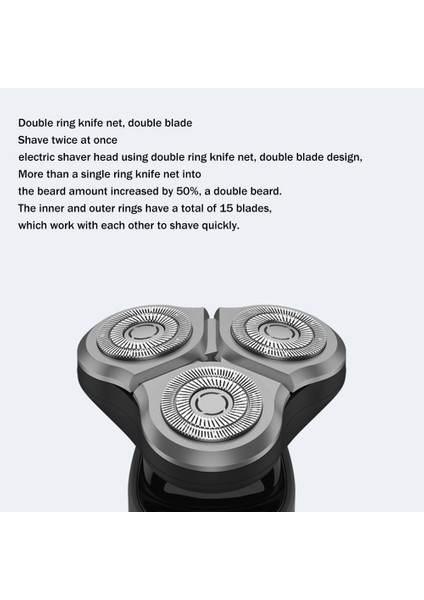 Xiaomi Mijia S300 S500 S500C Electric Razor Kesici Başlığı Için S300 Electric Razor Değiştirme Kesici Kafa (Yurt Dışından) modelleri