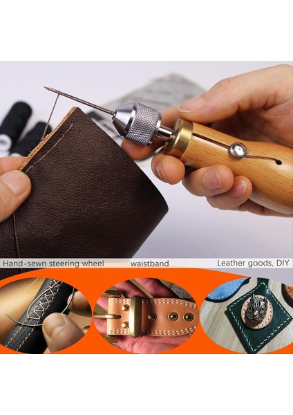 Dikiş Ahl Seti 24 Adet, Uygun Dıy Deri Ürün Yapımı Dikiş Kiti Dikiş Barı (Yurt Dışından) modelleri