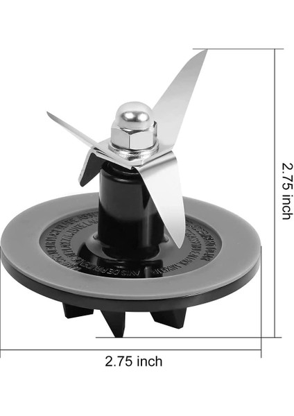 Paslanmaz Çelik Blender Bıçakları Kesme Montajı Değiştirme Cuisinart SPB-456-2B Için Uyumlu (Yurt Dışından) fiyatları