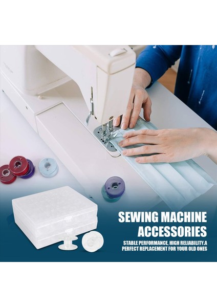 Kardeş Şarkıcı Janome Kenmore Için Kasa ile 50 Adet Dikiş Makinesi Bobinleri (Yurt Dışından) indirimleri