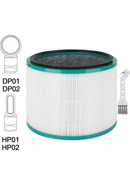 Dyson HP00/HP01/HP02/HP03 DP01/DP03 Masa Arafıcıları Için Hava Arama Filtre Yeniden Değişiklikler Hepa Filte Hava Arıtma Filtresi (Yurt Dışından) indirimleri