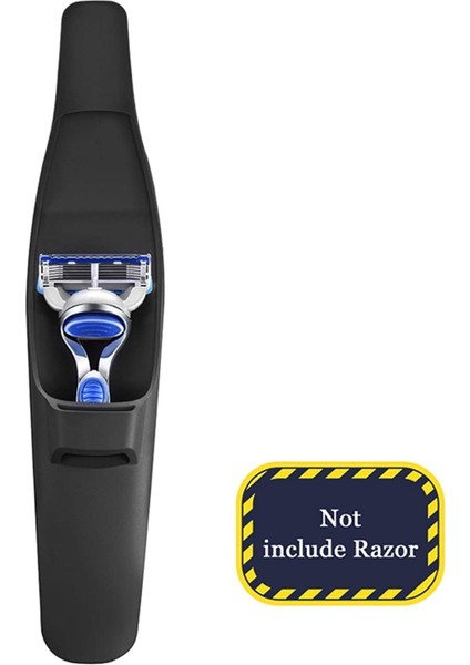 Taşınabilir Tıraş Makinesi Koruyucu Kapak Silikon Tıraş Makinesi Kapak Seyahat Anti-Çizgi Aracı Kılavuz Kırıcı Koruyucu Kapak A (Yurt Dışından)