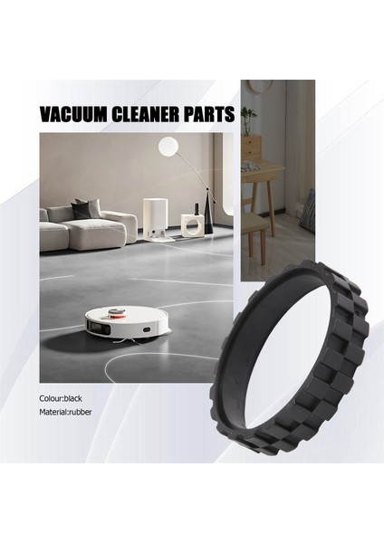 Xiaomi Için Tekerlek Lastikleri 1s 1s Robot Vakum Süpürge Roborock S50 S55 S5 S5 Slip Anti-Slip Mijia Yedek Aksesuar (Yurt Dışından) fiyatları
