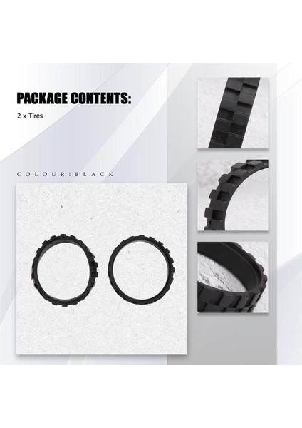 Xiaomi Için Tekerlek Lastikleri 1s 1s Robot Vakum Süpürge Roborock S50 S55 S5 S5 Slip Anti-Slip Mijia Yedek Aksesuar (Yurt Dışından) indirimleri