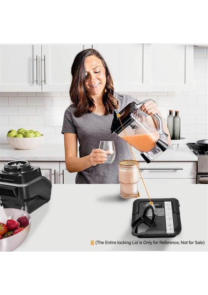 2pcs Blender Lid Yedek Spout Kapak Ninja Kilitleme Için Üst Parçalar Ninja Kilitleme Kapağı 72OZ Sürahi BL610 BN751 BN801 BN750 (Yurt Dışından) indirimleri