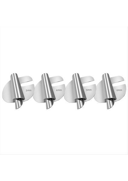 5pcs Manyetik Dikiş Kılavuzu ve Dikiş Haddelenmiş Hem Baskı Ayak Seti, Dikiş Makinesi Manyetik Hemmer Kılavuzu 3/4/5/6mm (Yurt Dışından)