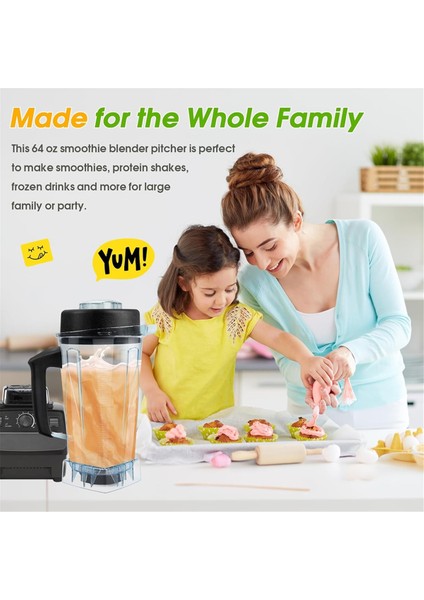 Vitamix Aksesuarları Için Blender Yedek Parçaları, Blender Sürahi 64OZ Konteyner Kavanoz Kupası Vitamix 5200 5000 6500 7500 (Yurt Dışından) fırsatları