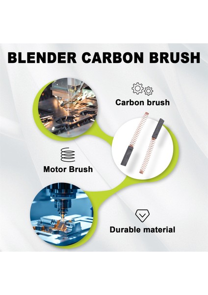 W10380496 Stand Mikser Karbon Motor Fırçası Whirlpool &amp; Kitchenaid Mikserler Motor Fırçası Yeni AP5178083, PS3495098,12 Paket (Yurt Dışından) indirimleri