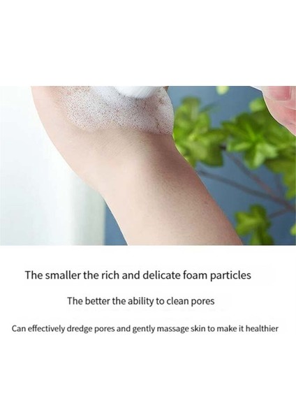 3D Çift Taraflı Yüz Temizleyici, Manuel Masaj Yüz Fırçası, Yumuşak Kıl Çift Taraflı Yüz Temizleyici Mavi (Yurt Dışından)