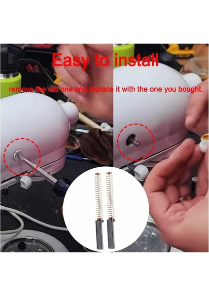 W10380496 Karbon Motor Fırçaları Kitchenaid Stand Mikserlerine Uyuyor 9706416 W10260958 WPW10380496 PS3495098 AP5178083 K45 (Yurt Dışından) indirimleri