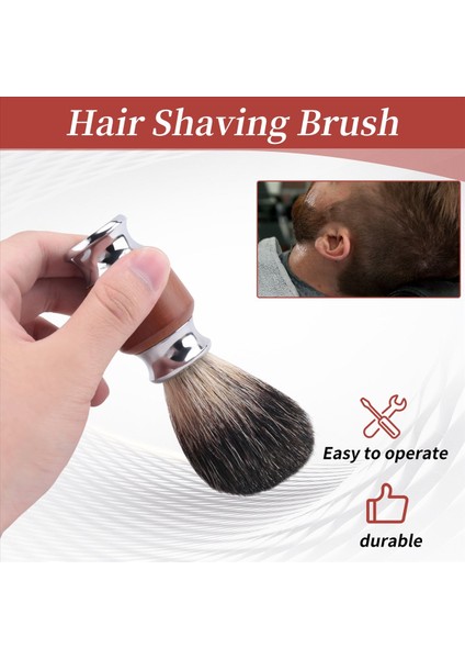 1 Adet Saf Porsuk Saç Sakal Fırçası Ahşap Saplı Erkek Tıraş Fırçası Çeşitli Saçlı Tıraş Makineleri (Yurt Dışından) indirimleri