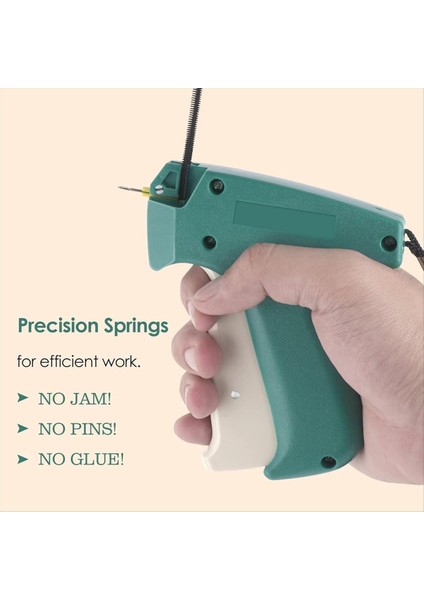 Giysiler Için Fine Stitchgun, Giysiler Için Stitch Tagginggun, 2 Ince Iğne 1500 Siyah ve 1500 Whitemini Bağlantı Eleman (Yurt Dışından) fırsatları