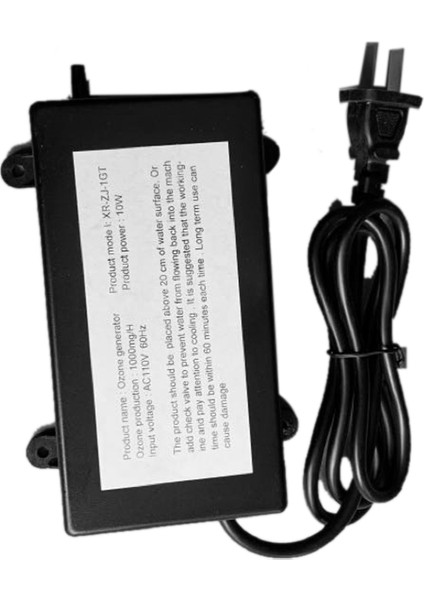 Ozon Jeneratörü 1000MG Ozonizer Su Hava Arıcı Temizleyici Tedavisi Meyve Sebze Balık Tankı, Abd Fişi (Yurt Dışından)