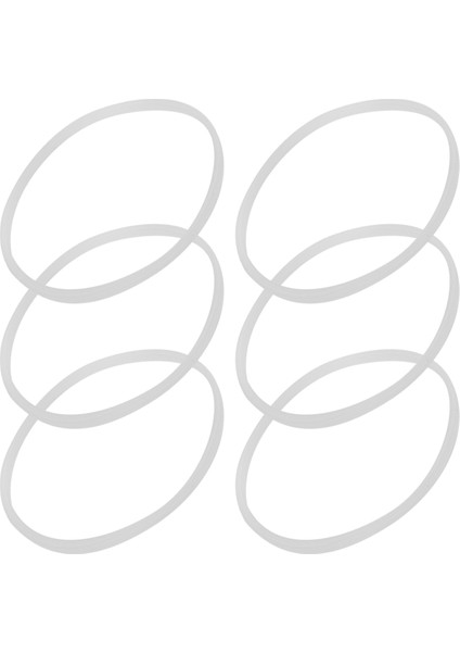 Sihirli Blender Flat/çapraz 6 Paket Için Yeni Yedek Contalar Kauçuk Mühür Yüzüğü (Yurt Dışından) fırsatları