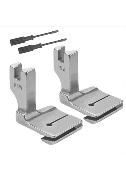 2pcs Borulama Dikiş Makinesi Baskı Ayağı, Plealed/shirring Baskı Ayağı Toplama Endüstriyel Dikiş Makinesi Için P5W (Yurt Dışından)