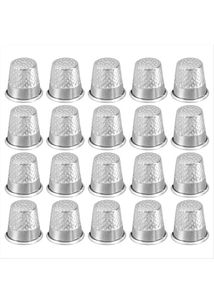 Dikiş Yüksük Parmak Koruyucusu, 20 Adet El Dikiş Için Metal Parmak Kalkan Halkası, Zanaat Aksesuarları Dıy Dikiş Aletleri (Yurt Dışından)