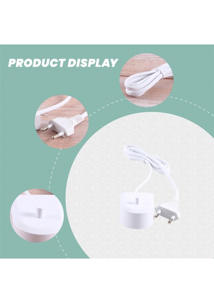 Philips Diş Fırını Eu Fiş Şarj Kiti Su Geçirmez Beyaz Tutucu Tabanı HX6100 HX6721/3296/3216 (Yurt Dışından) indirimleri