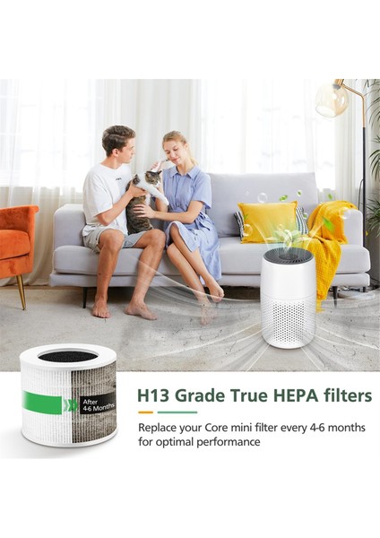 3 Paket Çekirdek Mini Değiştirme Filtresi Levoit Çekirdek Mini Hava Arıtma Için Uyumlu, 3&#39;ü 1 Arada H13 True Hepa Hava Filtresi (Yurt Dışından) modelleri