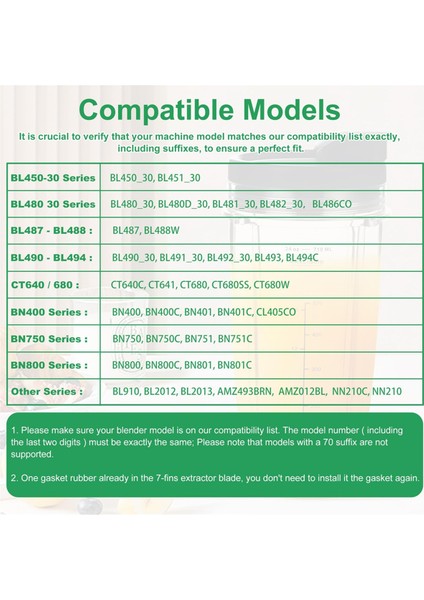 Ninja Auto Iq, 24OZ + 32OZ Ninja Blender Bardakları Için Blender Yedek Parçaları, Kalabalık Kapaklar Seti, Kanatçık Çıkarıcı Bıçağı (Yurt Dışından) fırsatları