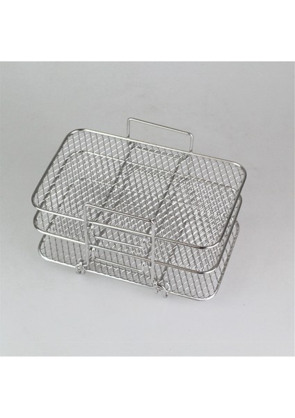 Ninja Hava Fritöz Rafı Air Fritöz Çok Katmanlı Çift Sepet Hava Fritöz Paslanmaz Çelik Izgara Rafı Pişirme (Yurt Dışından) modelleri