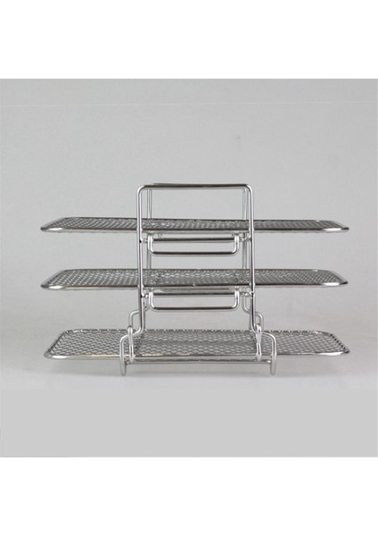 Ninja Hava Fritöz Rafı Air Fritöz Çok Katmanlı Çift Sepet Hava Fritöz Paslanmaz Çelik Izgara Rafı Pişirme (Yurt Dışından) fırsatları