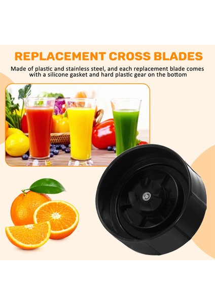 2 Paket Yedek Çapraz Bıçak Parçaları Sihirli 250W Blender, Meyve Makinesi ve Mikser, Blender Yedek Parçaları MB1001 (Yurt Dışından) indirimleri