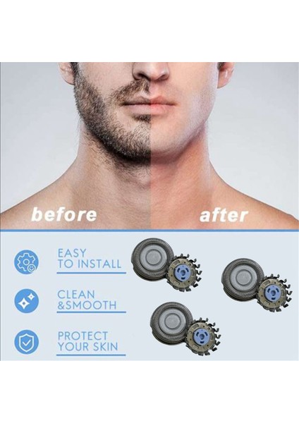 SH71 Yedek Kafa Philips Neroclo Serisi 8000 Shavers S8050 S8850 S5532 S7731 S77786 Razor Tıraş Alın (Yurt Dışından) fırsatları