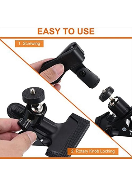 Nakış Çember Klipsi, 360 ° Döner Ayarlanabilir Masa Klipsi, 4,03 Cm&#39;ye Kadar Açılan Çapraz Sap Klipsleri, Iğne Dikiş Için 2pcs (Yurt Dışından) indirimleri