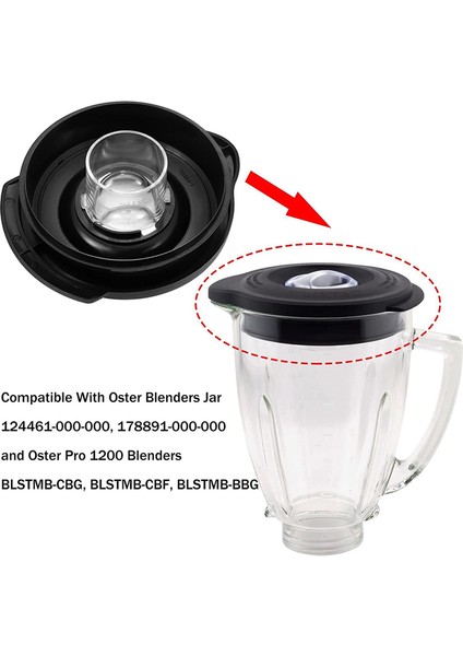 Blender Jar Kapak Kapağı Kapak Değiştirme Oster Osterizer Classic Serisi Blender 6-Cup Cam Kavanoz, Blender Lid Değiştirme (Yurt Dışından) fırsatları