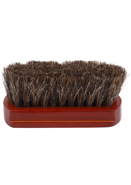 Ahşap Saplı Doğal At Saç Bıyık Sakal Fırça Yüz Sakal Temizleme Erkek Tıraş Fırçası Berber Salon Cihaz Araçları (Yurt Dışından)