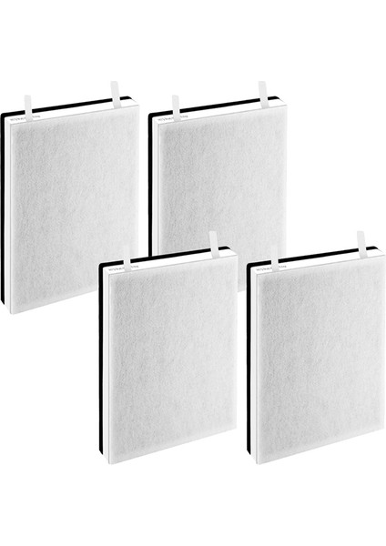 Levoit Için 4pcs Vital 100 Hava Temizleyici Aksesuarları VITAL100-RF Yedek Gerçek Hepa Yüksek Verimli Aktif Filtre (Yurt Dışından)