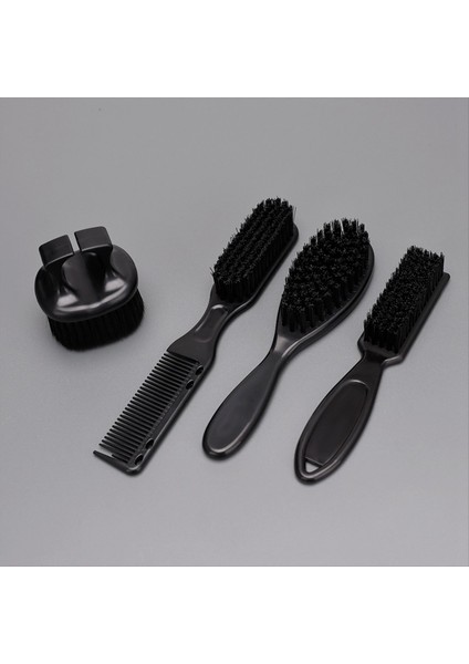 Tıraş Fırçaları, 4 Adet Plastik Sap Tıraş Fırçası, Erkekler Için Lüks Profesyonel Kuaför Alet (Yurt Dışından)