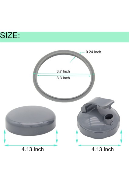 Blender Cups Düz Kapak ve Üst Üste Geçişli Kapak Yedek Parçaları Nutribullet Blender Meyve Suyu Için Uyumlu 600W 900W (Yurt Dışından) indirimleri