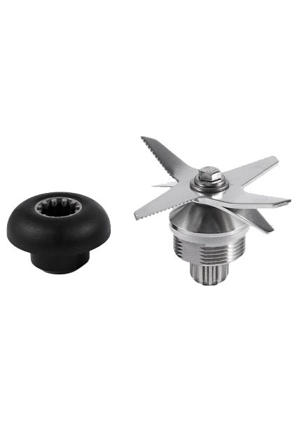 Dayanıklı Kaliteli Paslanmaz Çelik Gümüş+Siyah Bıçak ve Vitamix Blender Parçaları Için Soket Combo Kiti (Yurt Dışından)