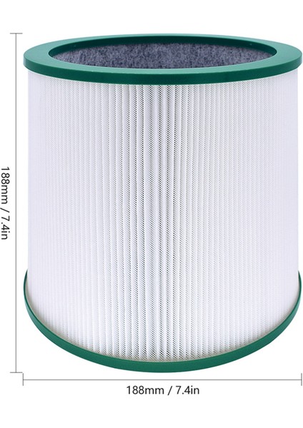 TP02 Hepa Filtre Dyson Pure Serin Link Için Değiştirme TP01, TP02, TP03, BP01, AM11 Tower Hava Temizleme Filtre Parçaları (Yurt Dışından) modelleri