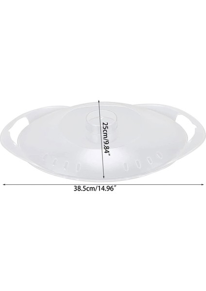 Thermomix Tm6, Tm5, TM31 Için Şeffaf Buharlama Tavası Kapağı Mutfakta Gıda Işlemcileri Için Evrensel Yedek Kapak (Yurt Dışından)