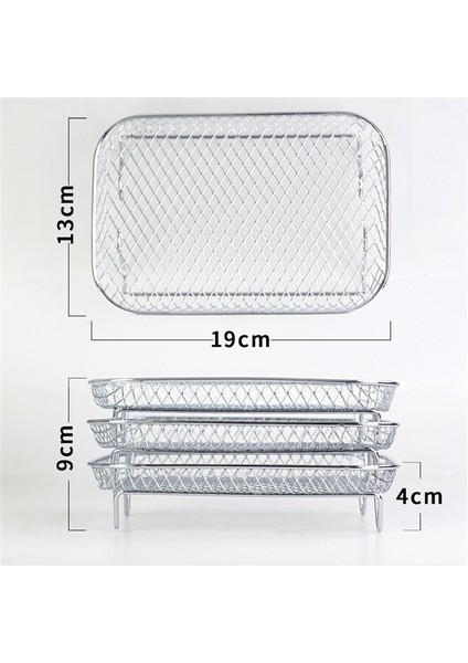 Ninja Çift Hava Fritözü Için Hava Fritöz Rafı, Istiflenebilir Paslanmaz Çelik Kurtu (Yurt Dışından) fiyatları