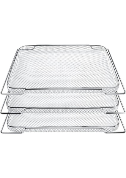 Hava Fry Sepet Breville Akıllı Fırın Yedek Air Fritöz Pro BOV900BSS, Mesh Sepet BOV900 Akıllı Hava Fry Fırın, 3pcs (Yurt Dışından)