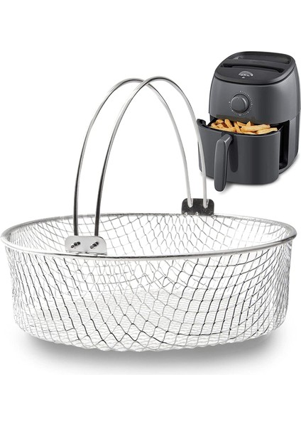 Hava Fritöz Sepeti, Vapur Sepeti, Hava Fritözü Için 304 Paslanmaz Çelik Örgü Sepet, Hava Freri Aksesuar 8 Inç Sepet (Yurt Dışından) modelleri