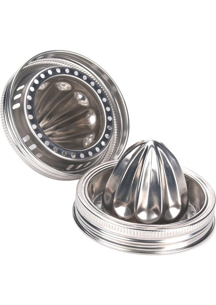 2pcs Kavanoz Paslanmaz Çelik Meyve Strakacı Kapak Narenciye Raybası Mason Kavanoz Lim Meydiri Meyvesi Manuel Narenciye Sunucu Geniş Ağız Kapağı (Yurt Dışından)