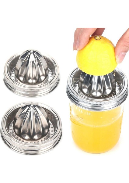 2pcs Kavanoz Paslanmaz Çelik Meyve Strakacı Kapak Narenciye Raybası Mason Kavanoz Lim Meydiri Meyvesi Manuel Narenciye Sunucu Geniş Ağız Kapağı (Yurt Dışından) fiyatları