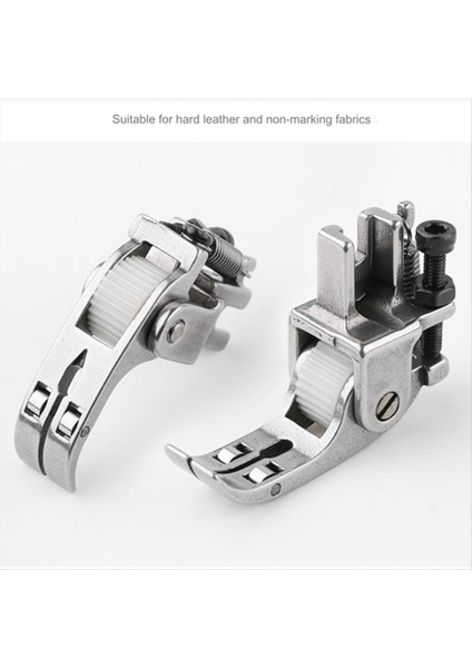 C Üç Tekerlekler Endüstriyel Dikiş Makinesi Için Kalın Silindir Beseri Ayağı Çok Fonksiyonlu Tekerlek Basın Ayak (Yurt Dışından) indirimleri