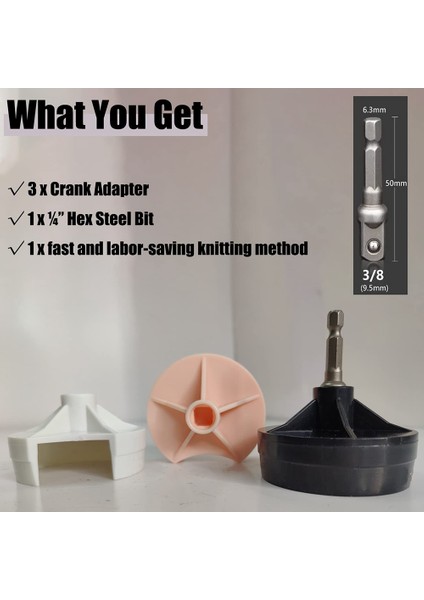 Sentro Örgü Örgü Makinesi Adaptörü Için Örgü Makinesi Matkap Ekleme 3 Sentro 22 Sentro 40 Sentro 48 Için Hızlı Örgü (Yurt Dışından) modelleri