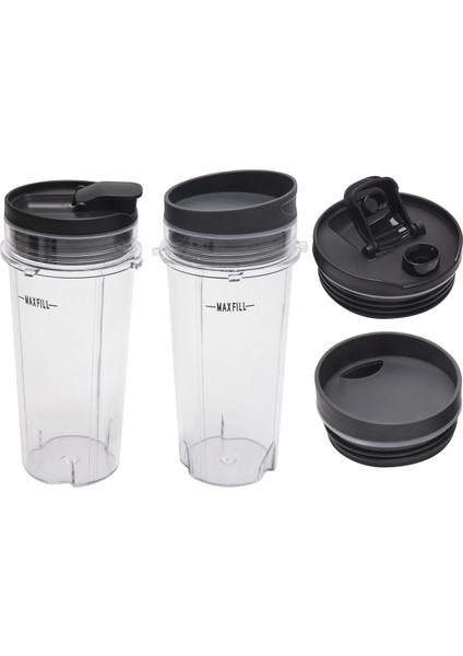 2 Adet Dört Kapaklı 16 Oz Fincan, Ninja BL660 BL770 BL740/QB3000/BL810 Blender Için Blender Yedek Parçalar Aksesuarları (Yurt Dışından) fiyatları