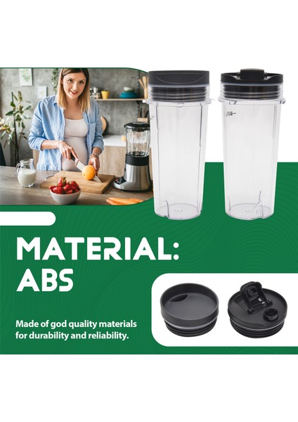 2 Adet Dört Kapaklı 16 Oz Fincan, Ninja BL660 BL770 BL740/QB3000/BL810 Blender Için Blender Yedek Parçalar Aksesuarları (Yurt Dışından) indirimleri