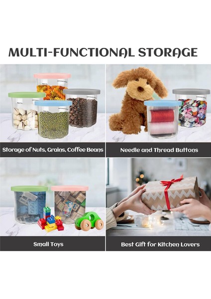 Yedek Kürek Bıçağı+Ninja Creami NC301 NC300 NC299MZ Serisi Dondurma Yapımcıları Pint Contains Için (Yurt Dışından)