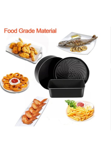 Ninja Foodi Için Pişirme Seti 6.5 Qt, 8 Qt Basınçlı Tencere + Hava Fritöz Fırın Kiti, Hava Fritöz Aksesuarları Seti (Yurt Dışından) fiyatları