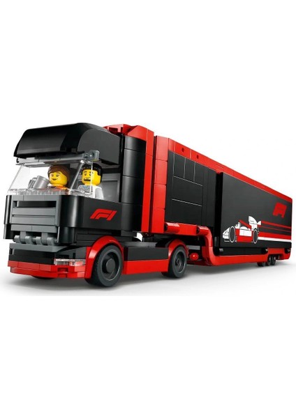 60445 LEGO City F1 Tırı ve RB20 ve AMR24 1086 Parça +8 Yaş modelleri